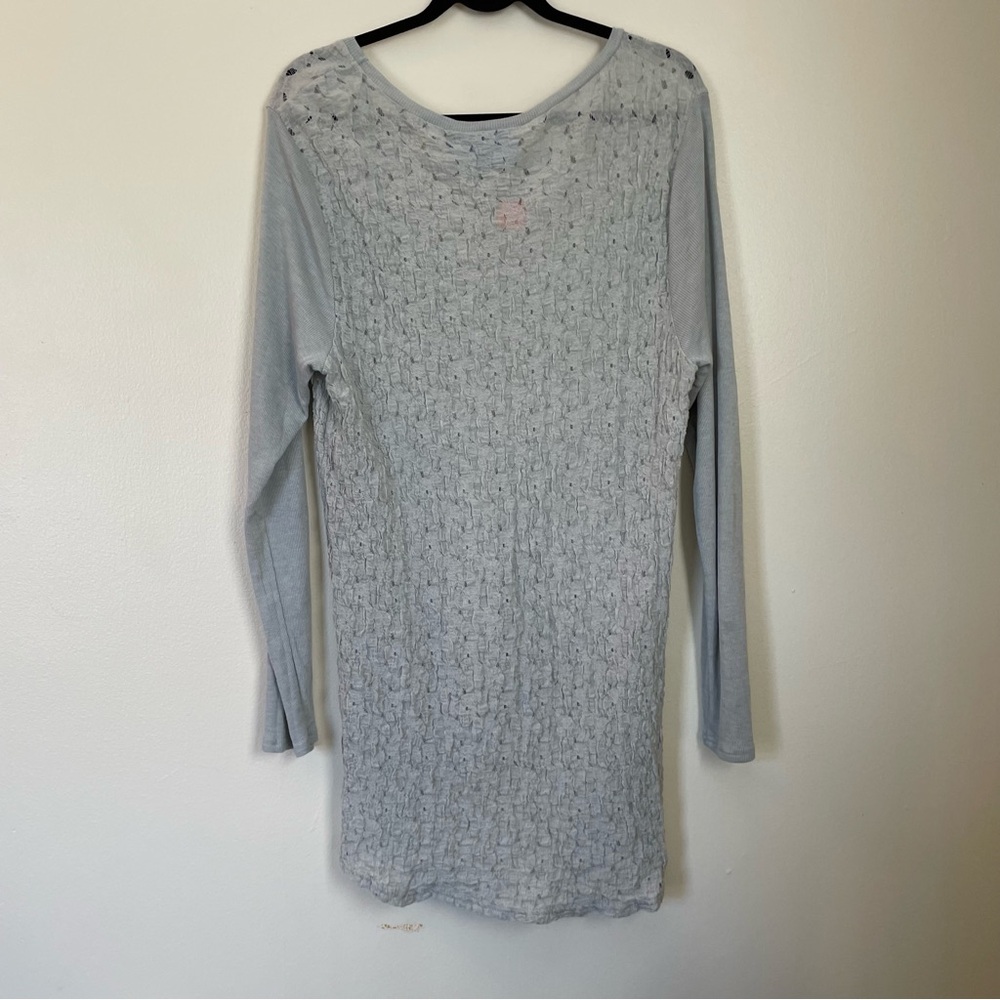 Simply Vera | Gray Long Sleeve Top | Size XL - Picture 10 of 12
